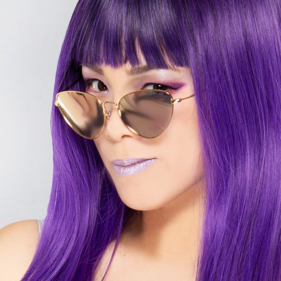 Topfoxx Felina Sunglasses in Rose Gold main image 4